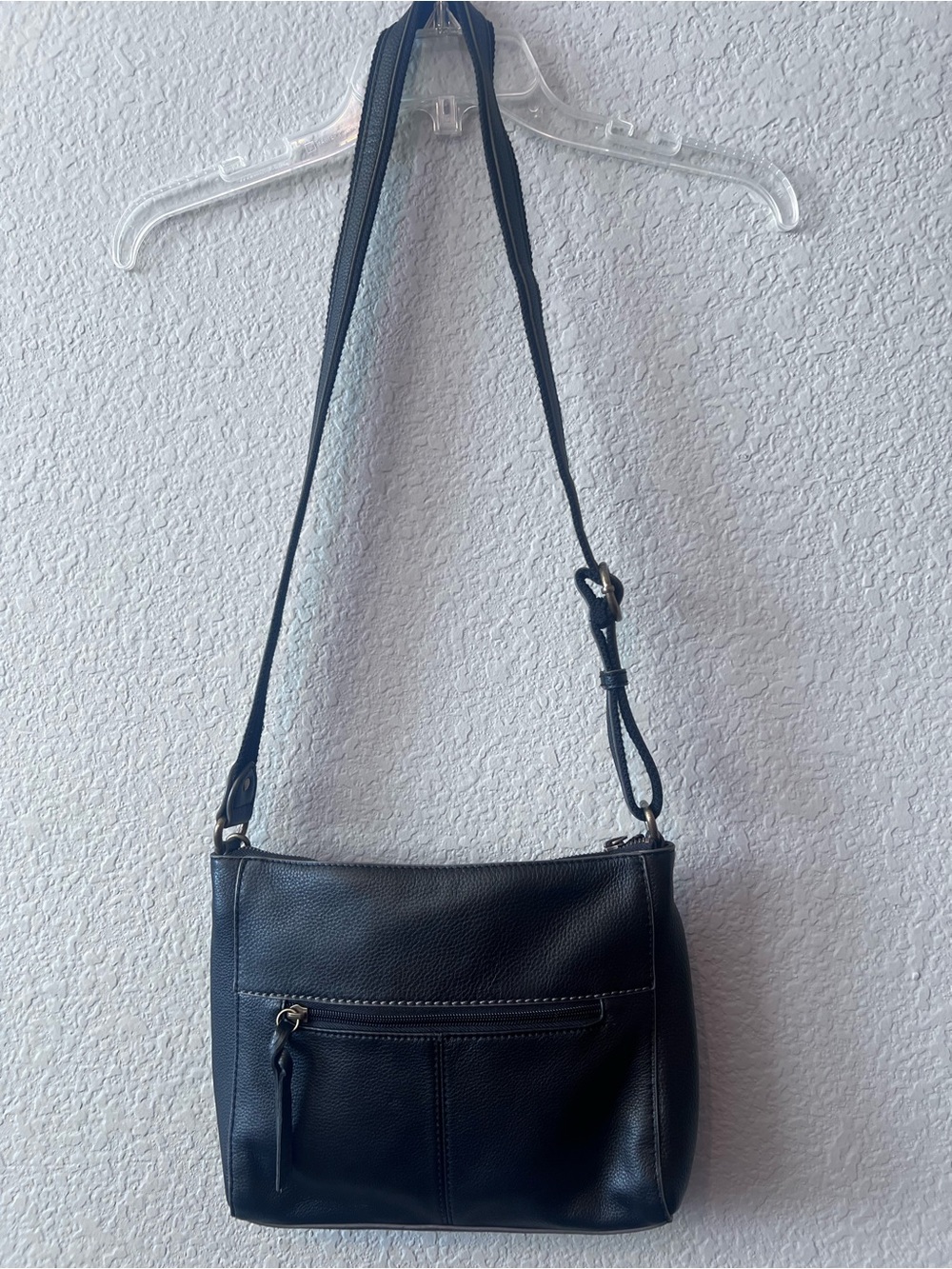 Y2K Black Crossbody bag with adjustable strap Leather by The Sak - Picture 7 of 16